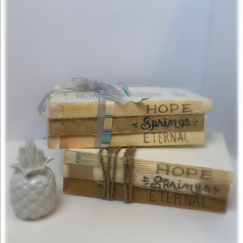 Hope springs eternal decorative unbound books